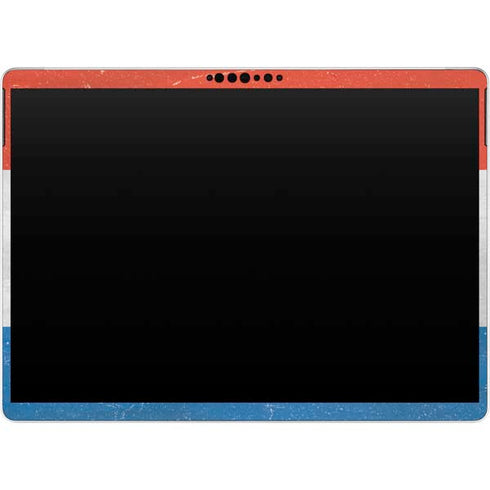 Netherlands Flag Distressed Surface Pro 8 Skin